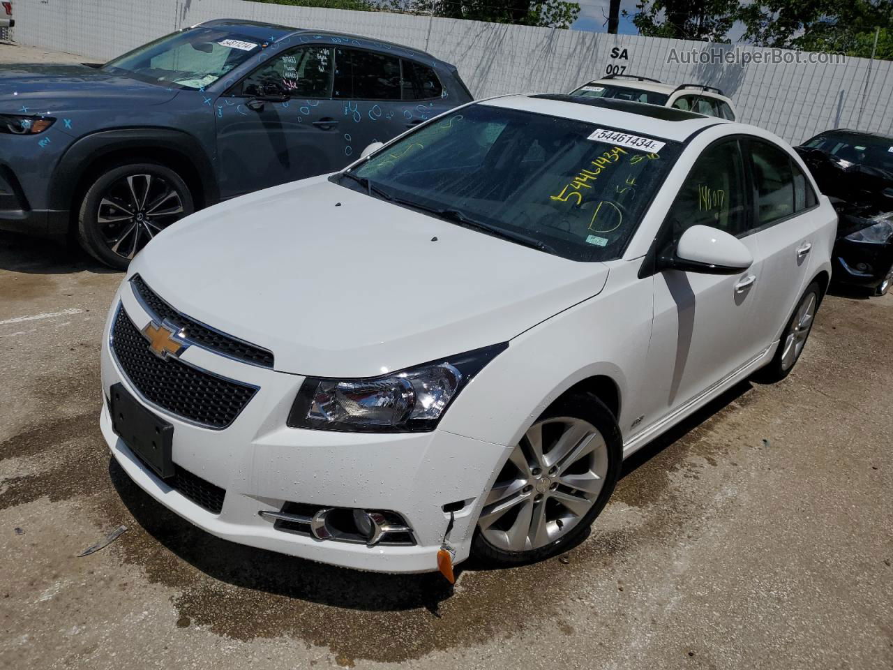 2012 Chevrolet Cruze Ltz Белый vin: 1G1PH5SC7C7228903