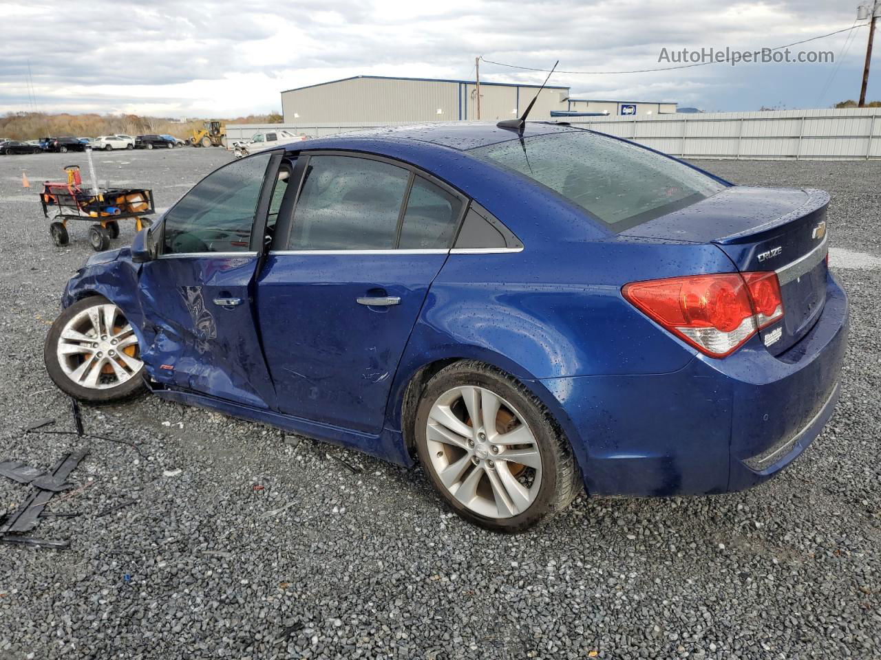 2012 Chevrolet Cruze Ltz Blue vin: 1G1PH5SC7C7279768