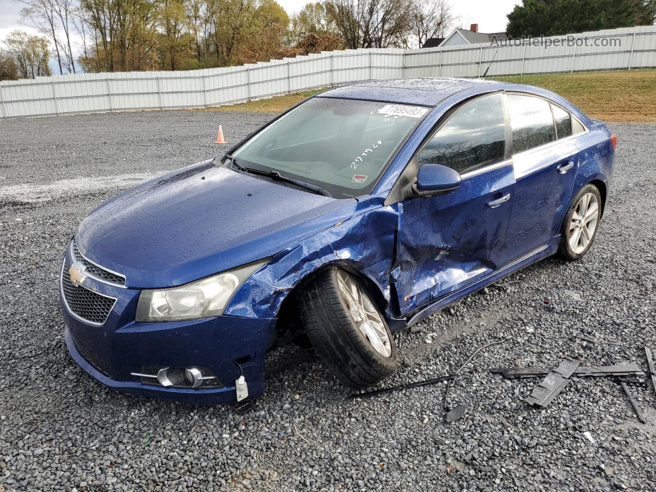 2012 Chevrolet Cruze Ltz Blue vin: 1G1PH5SC7C7279768