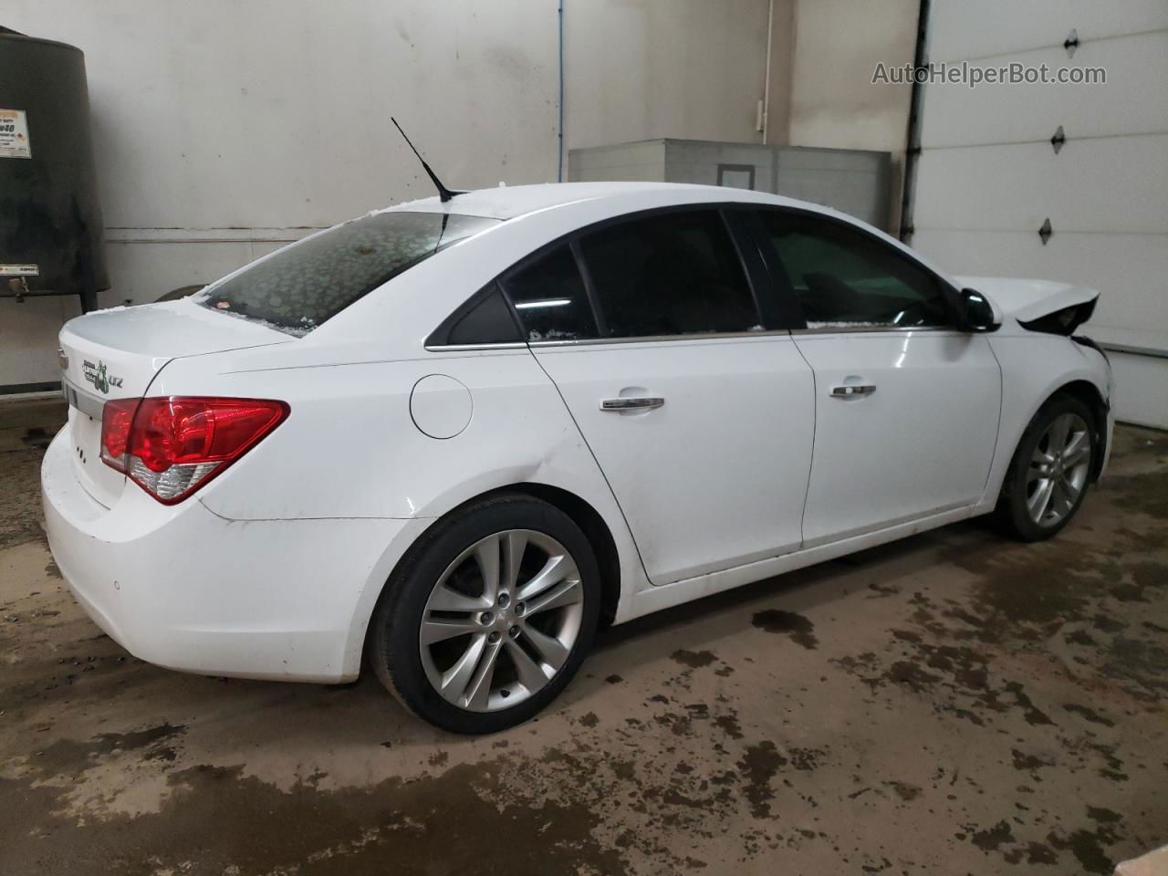 2012 Chevrolet Cruze Ltz White vin: 1G1PH5SC8C7142841