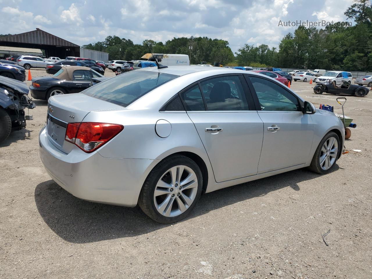 2012 Chevrolet Cruze Ltz Silver vin: 1G1PH5SC8C7148655