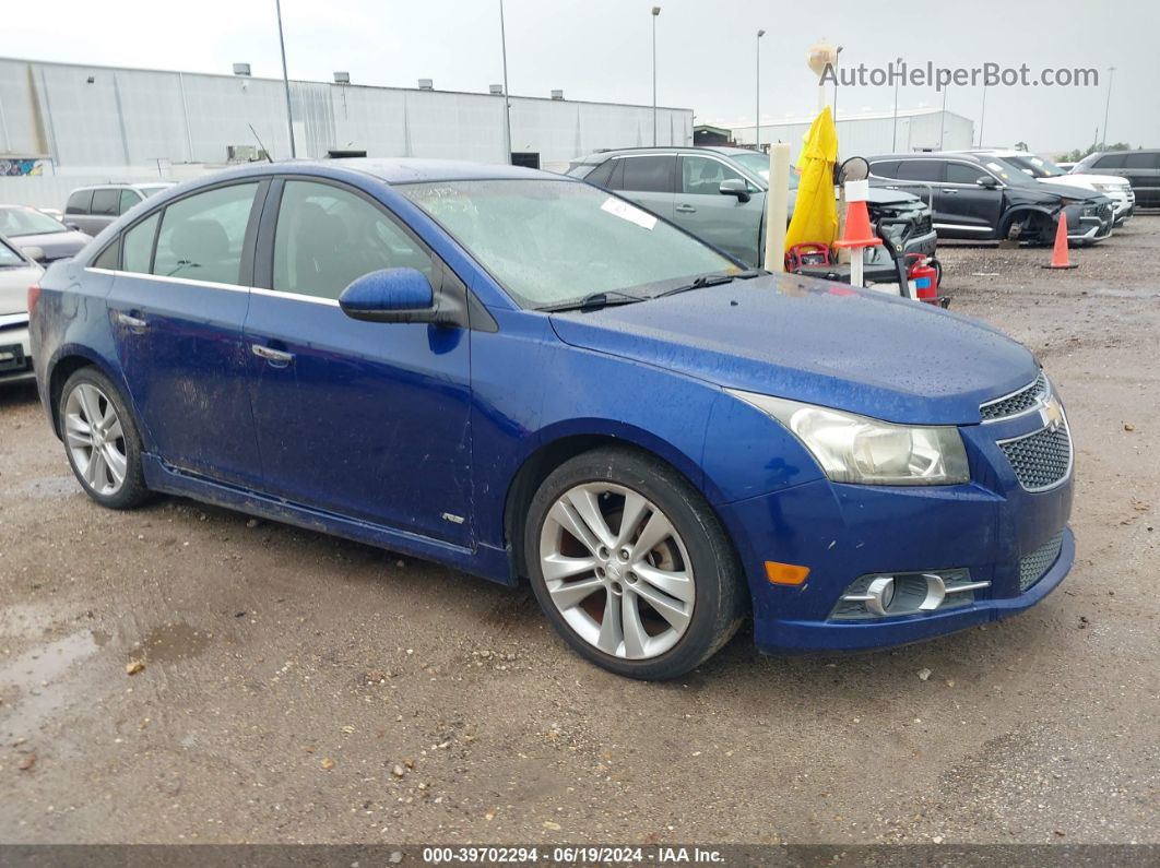 2012 Chevrolet Cruze Ltz Blue vin: 1G1PH5SC9C7175797