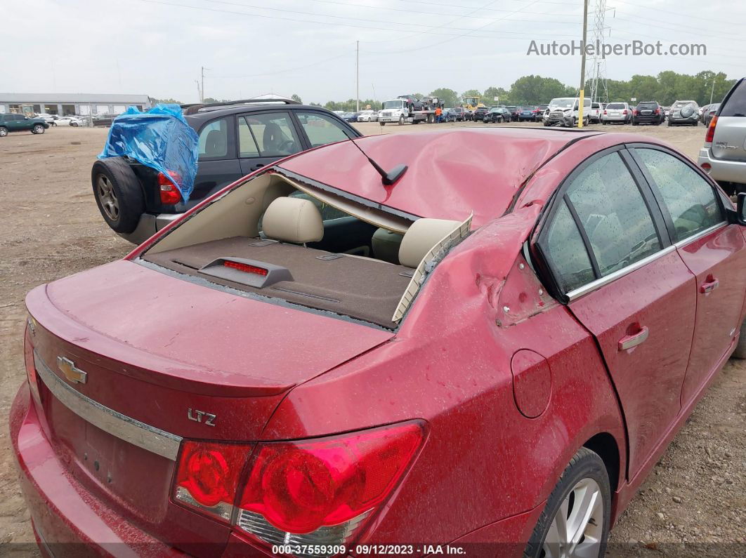 2012 Chevrolet Cruze Ltz Красный vin: 1G1PH5SCXC7134367