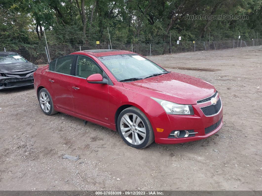 2012 Chevrolet Cruze Ltz Красный vin: 1G1PH5SCXC7134367