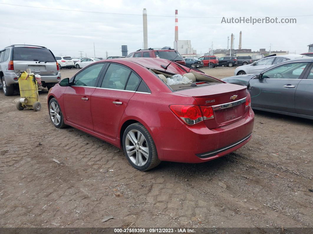 2012 Chevrolet Cruze Ltz Красный vin: 1G1PH5SCXC7134367