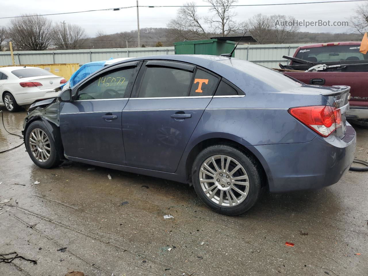 2013 Chevrolet Cruze Eco Blue vin: 1G1PJ5SB2D7128687