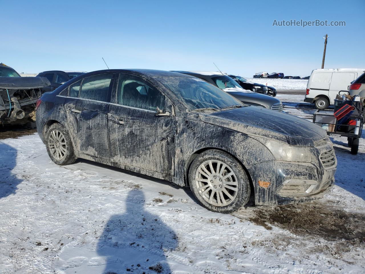 2016 Chevrolet Cruze Limited Eco Черный vin: 1G1PJ5SB2G7125194