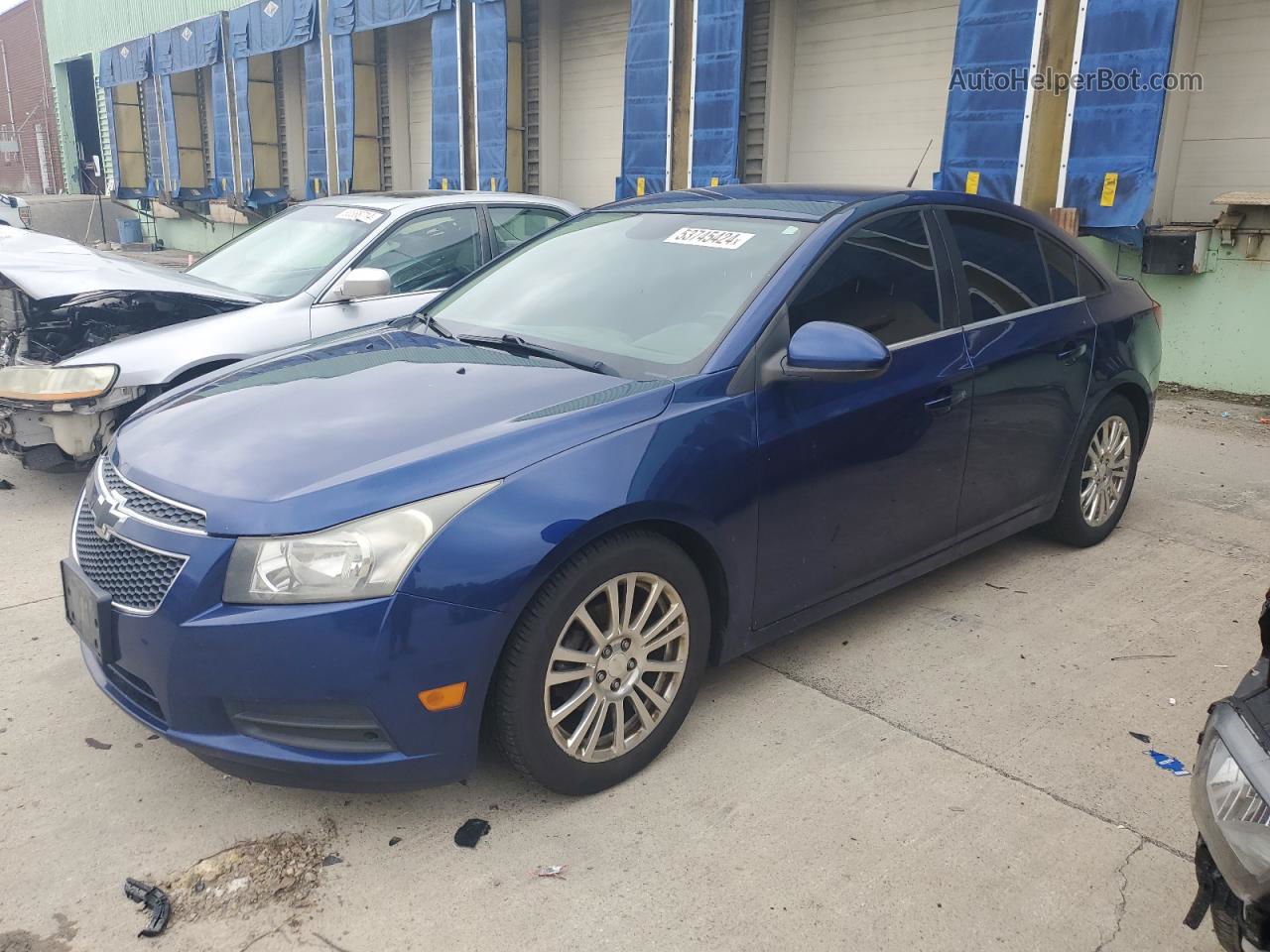 2013 Chevrolet Cruze Eco Blue vin: 1G1PJ5SB3D7250202