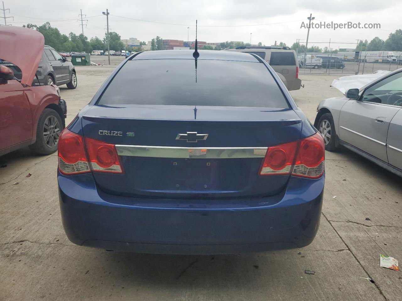 2013 Chevrolet Cruze Eco Blue vin: 1G1PJ5SB3D7250202