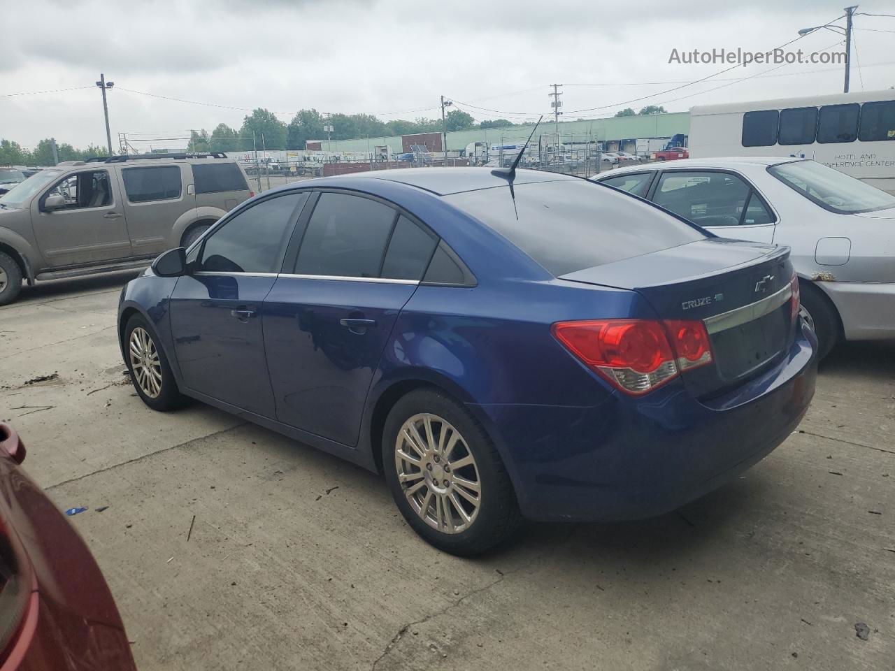 2013 Chevrolet Cruze Eco Blue vin: 1G1PJ5SB3D7250202