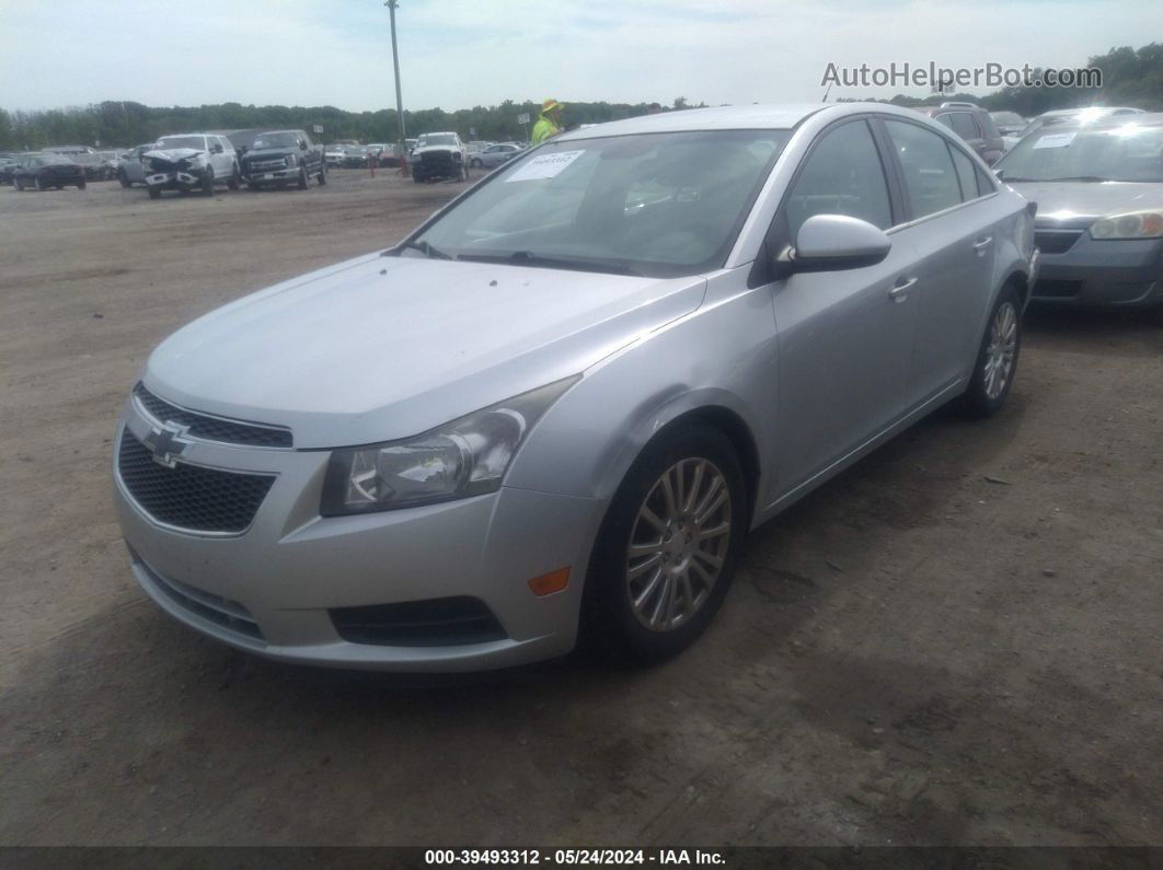 2014 Chevrolet Cruze Eco Manual Silver vin: 1G1PJ5SB4E7476282