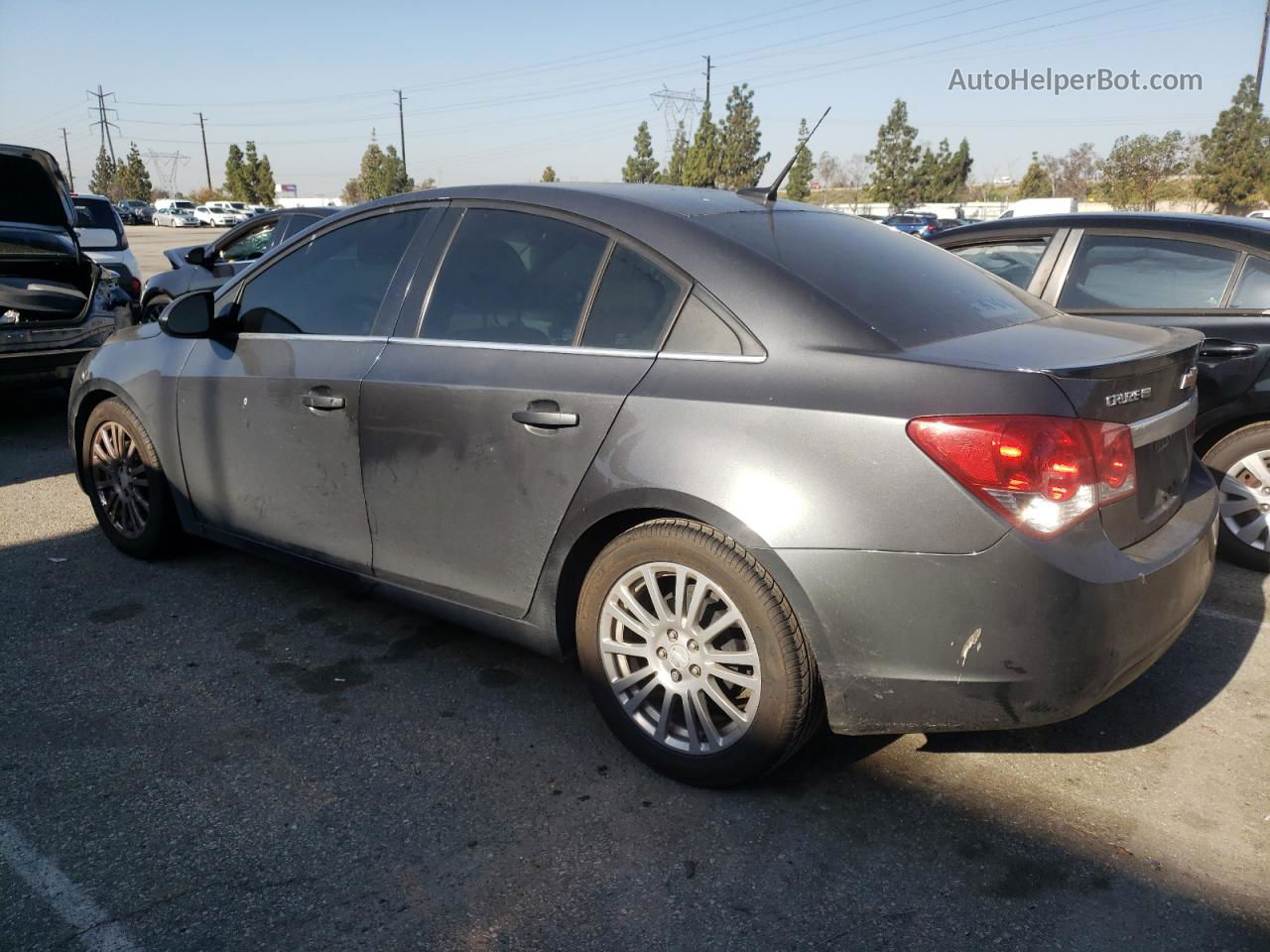 2013 Chevrolet Cruze Eco Gray vin: 1G1PJ5SB7D7162950