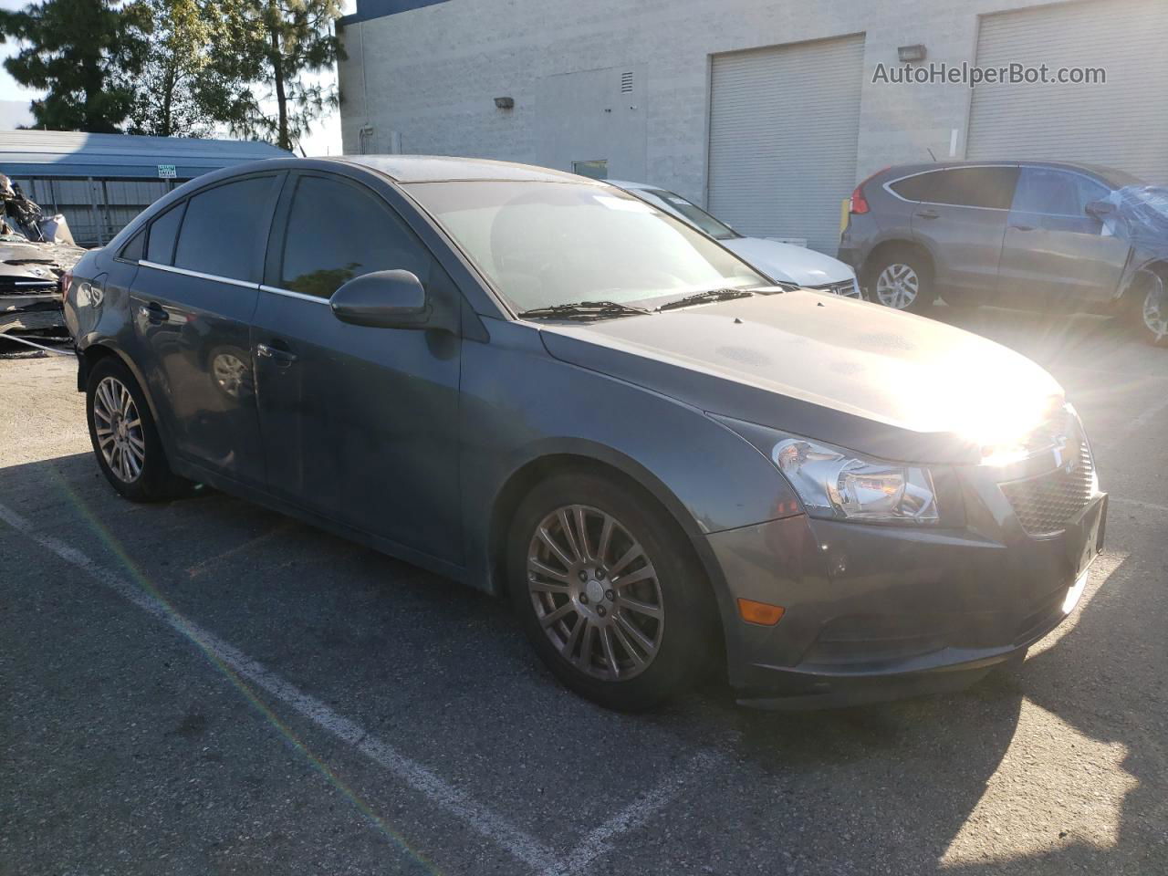 2013 Chevrolet Cruze Eco Gray vin: 1G1PJ5SB7D7162950