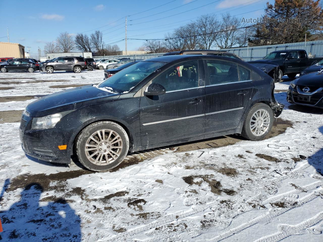 2013 Chevrolet Cruze Eco Black vin: 1G1PJ5SB9D7113037