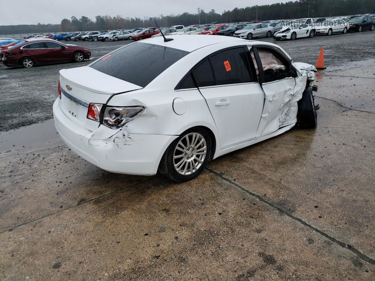 2013 Chevrolet Cruze Eco White vin: 1G1PJ5SB9D7217642