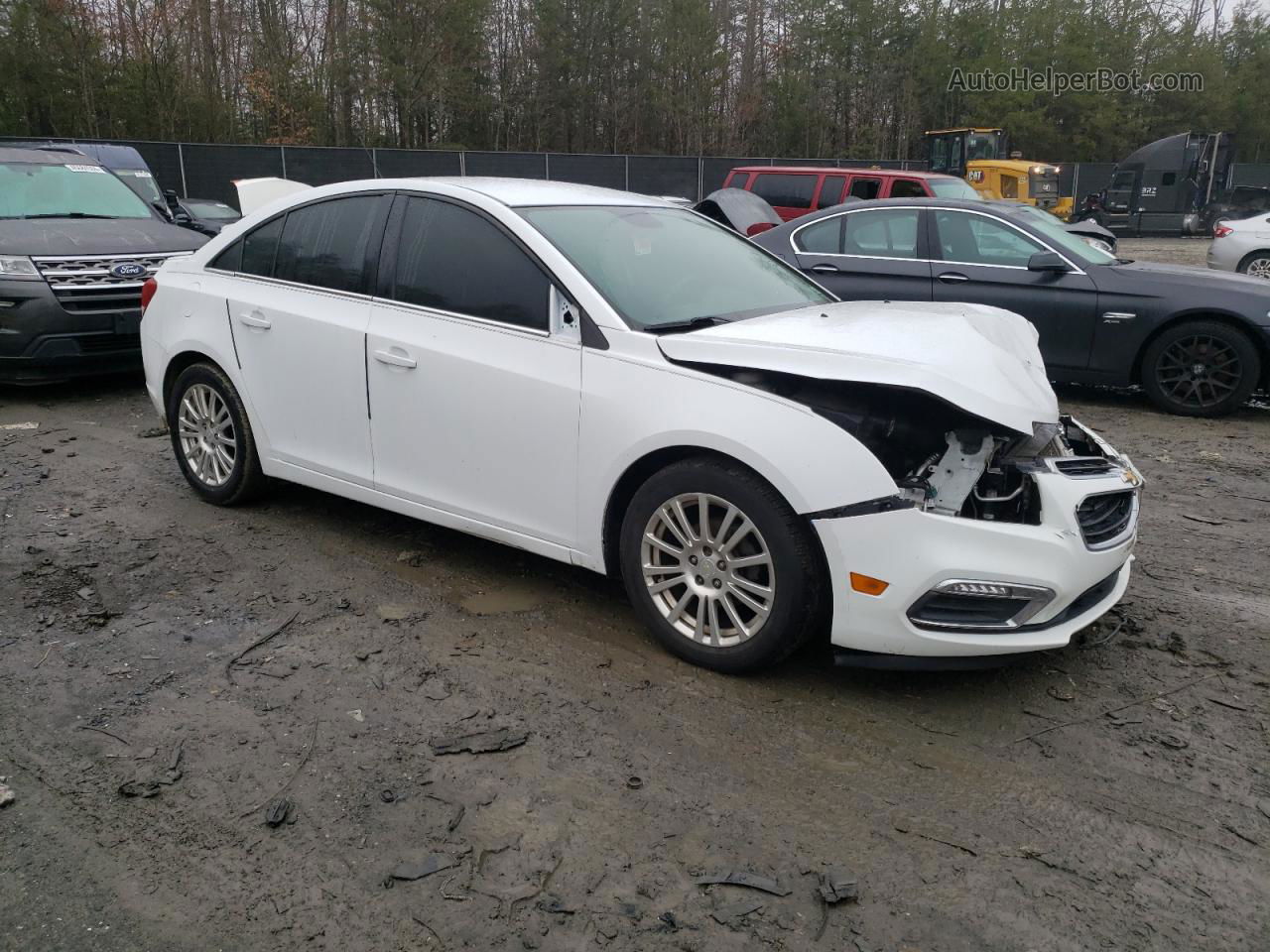 2016 Chevrolet Cruze Limited Eco Белый vin: 1G1PJ5SBXG7191797