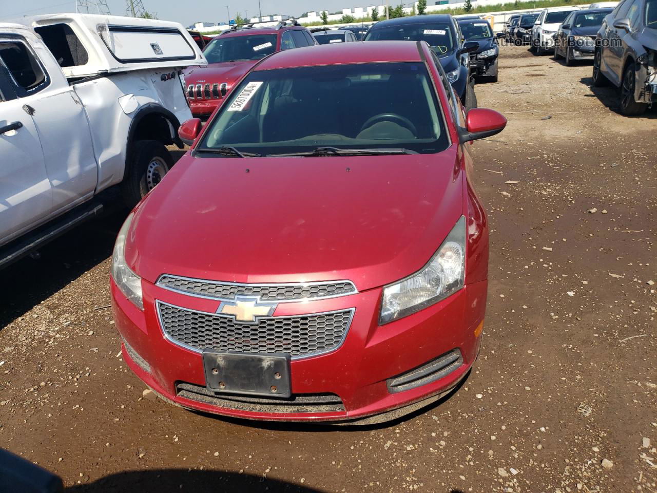 2012 Chevrolet Cruze Eco Red vin: 1G1PJ5SC2C7116675