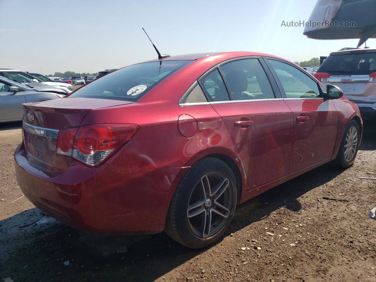 2012 Chevrolet Cruze Eco Red vin: 1G1PJ5SC2C7116675