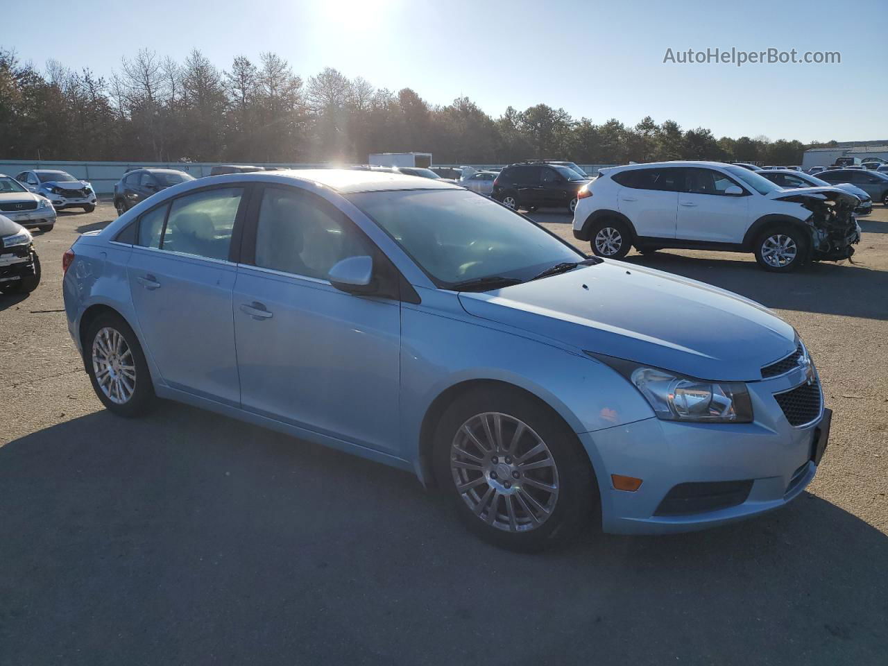 2012 Chevrolet Cruze Eco Blue vin: 1G1PJ5SC2C7186743