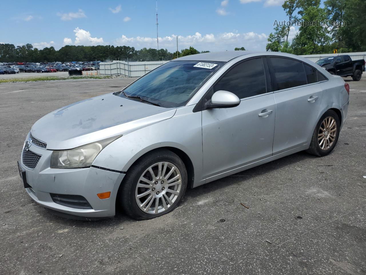 2012 Chevrolet Cruze Eco Gray vin: 1G1PJ5SC2C7288334