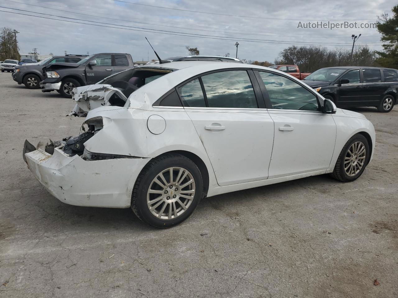 2012 Chevrolet Cruze Eco White vin: 1G1PJ5SC3C7110495