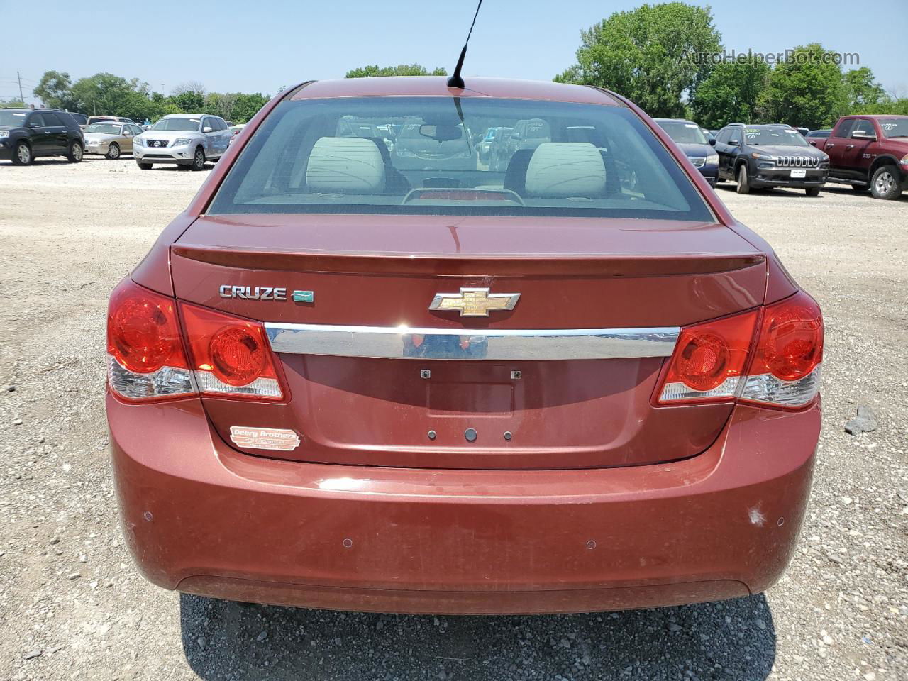 2012 Chevrolet Cruze Eco Orange vin: 1G1PJ5SC3C7402227