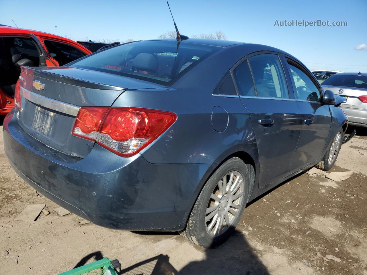 2012 Chevrolet Cruze Eco Blue vin: 1G1PJ5SC5C7337977