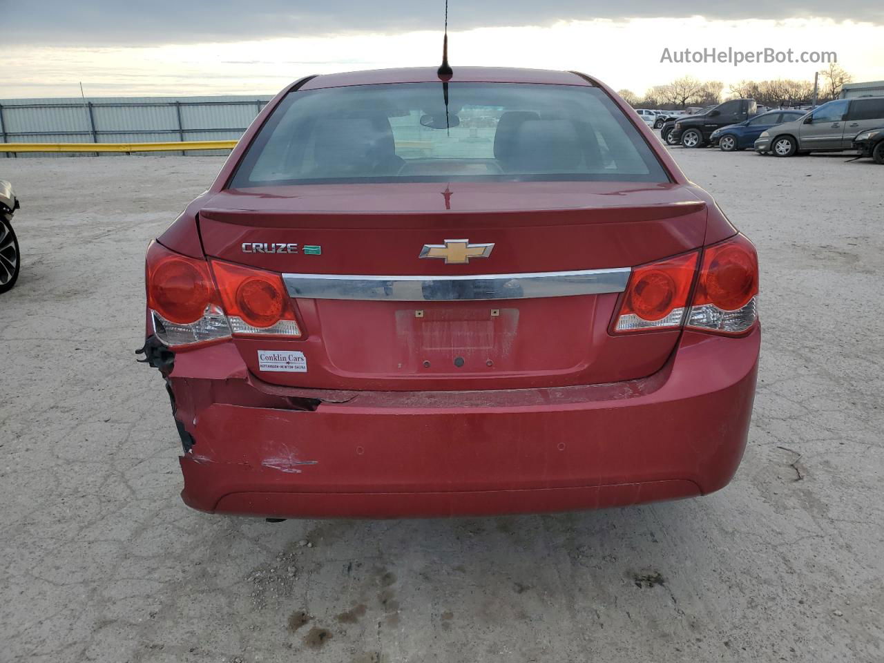 2012 Chevrolet Cruze Eco Red vin: 1G1PJ5SC6C7149887