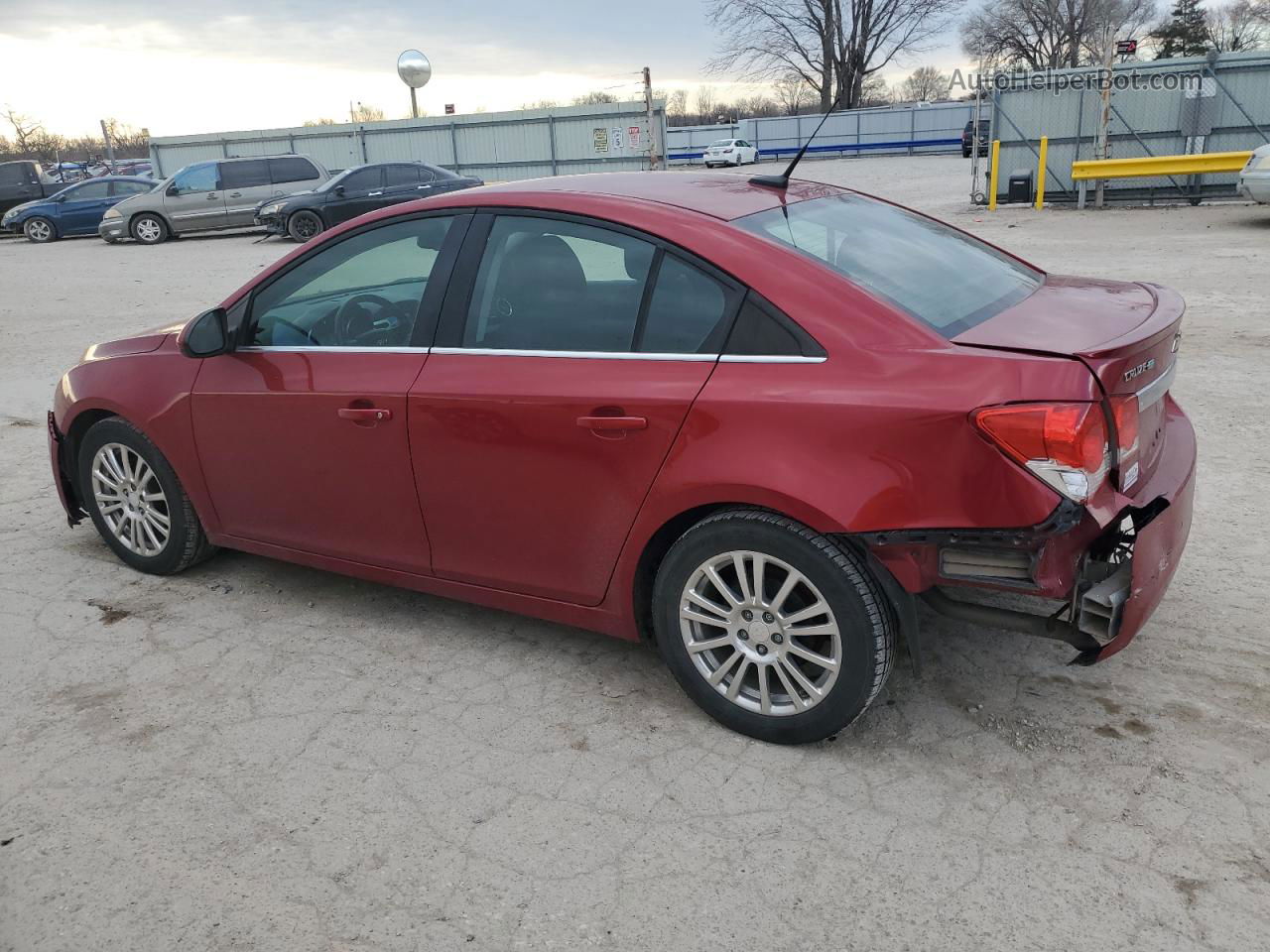 2012 Chevrolet Cruze Eco Red vin: 1G1PJ5SC6C7149887