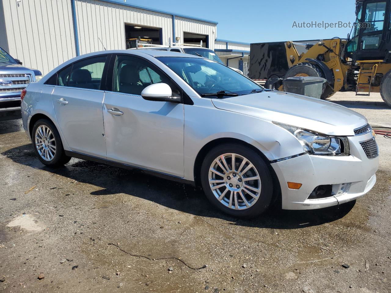 2012 Chevrolet Cruze Eco Silver vin: 1G1PJ5SC8C7190912