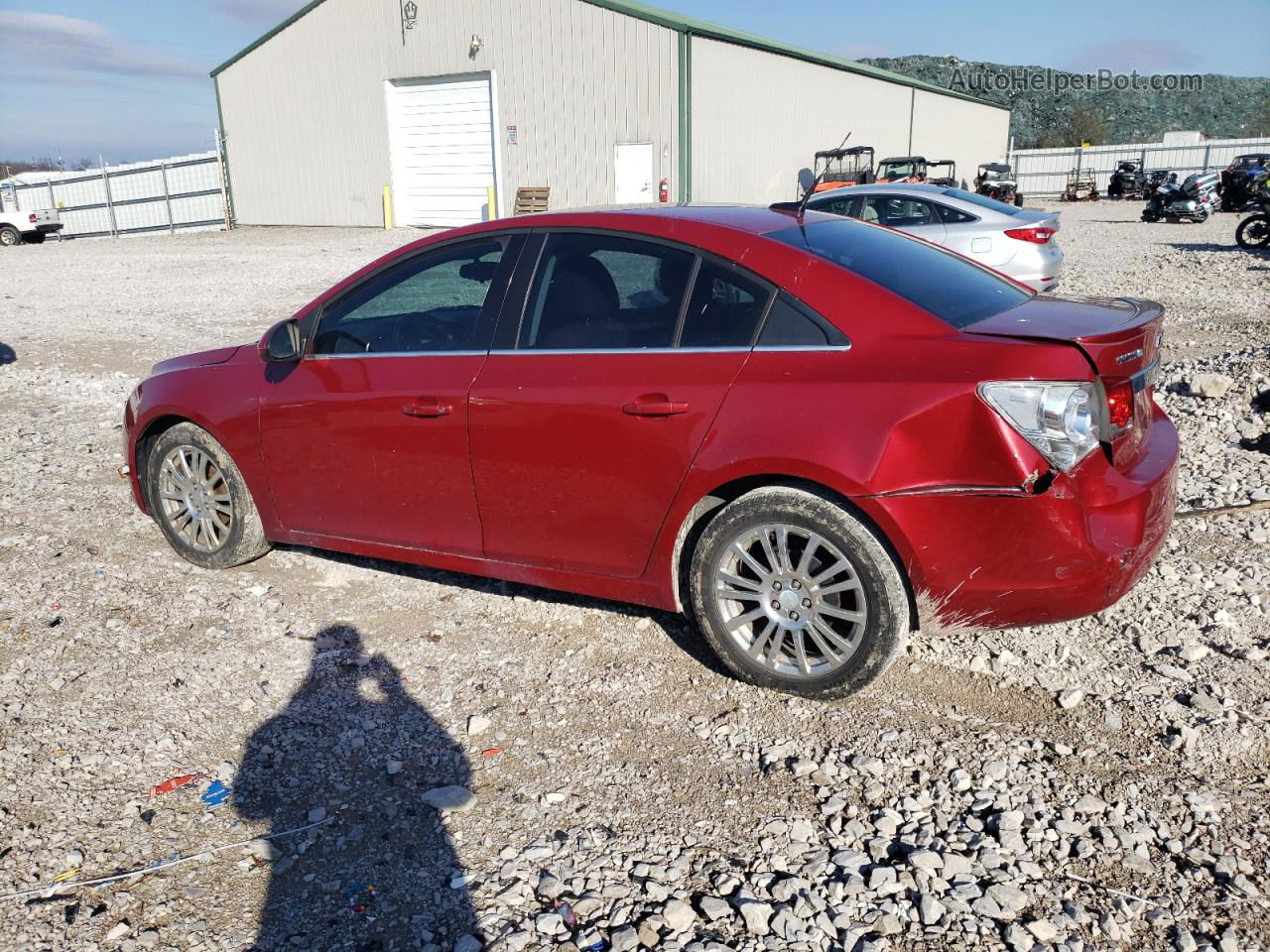 2012 Chevrolet Cruze Eco Red vin: 1G1PJ5SC8C7242278