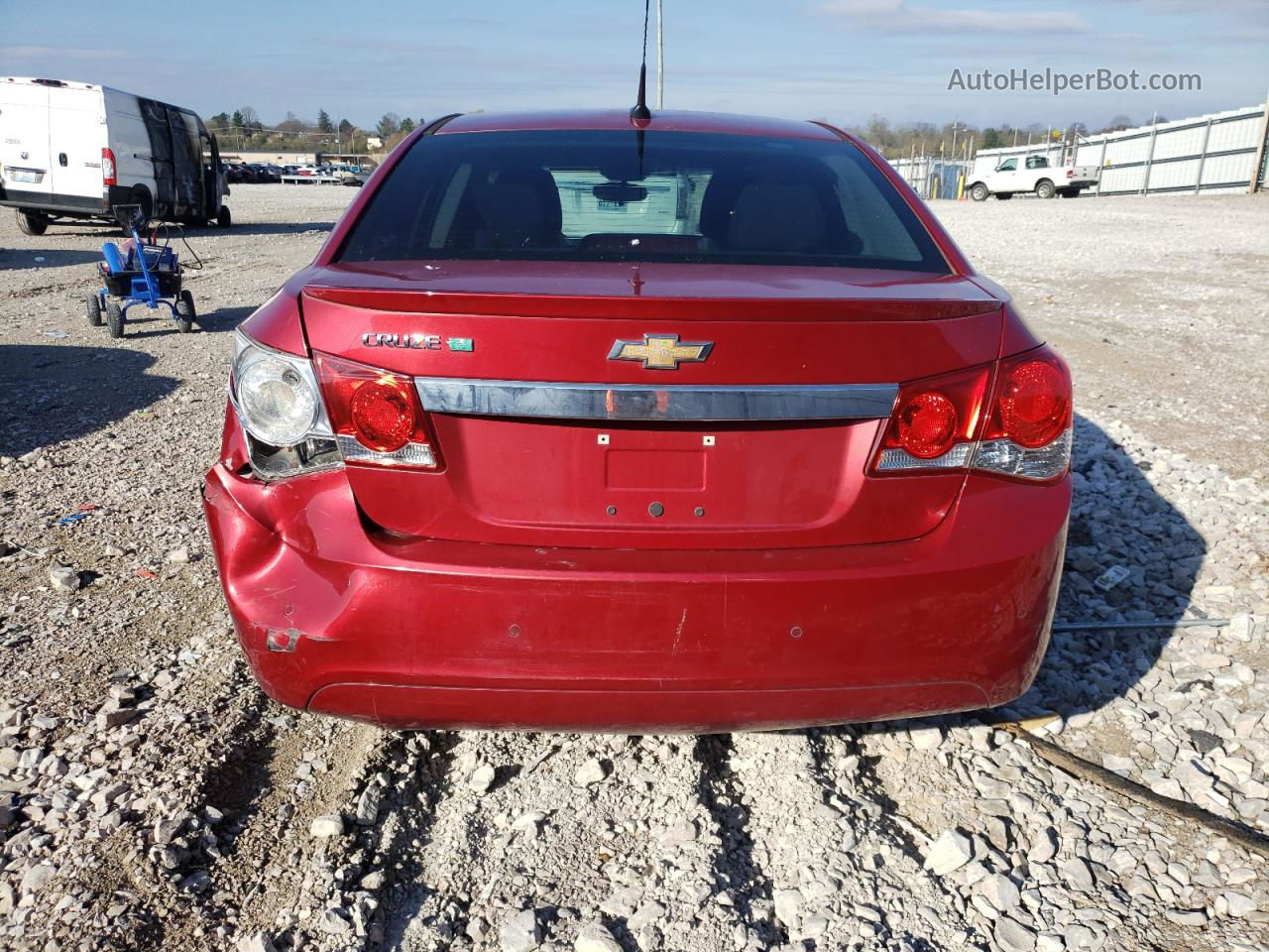 2012 Chevrolet Cruze Eco Red vin: 1G1PJ5SC8C7242278