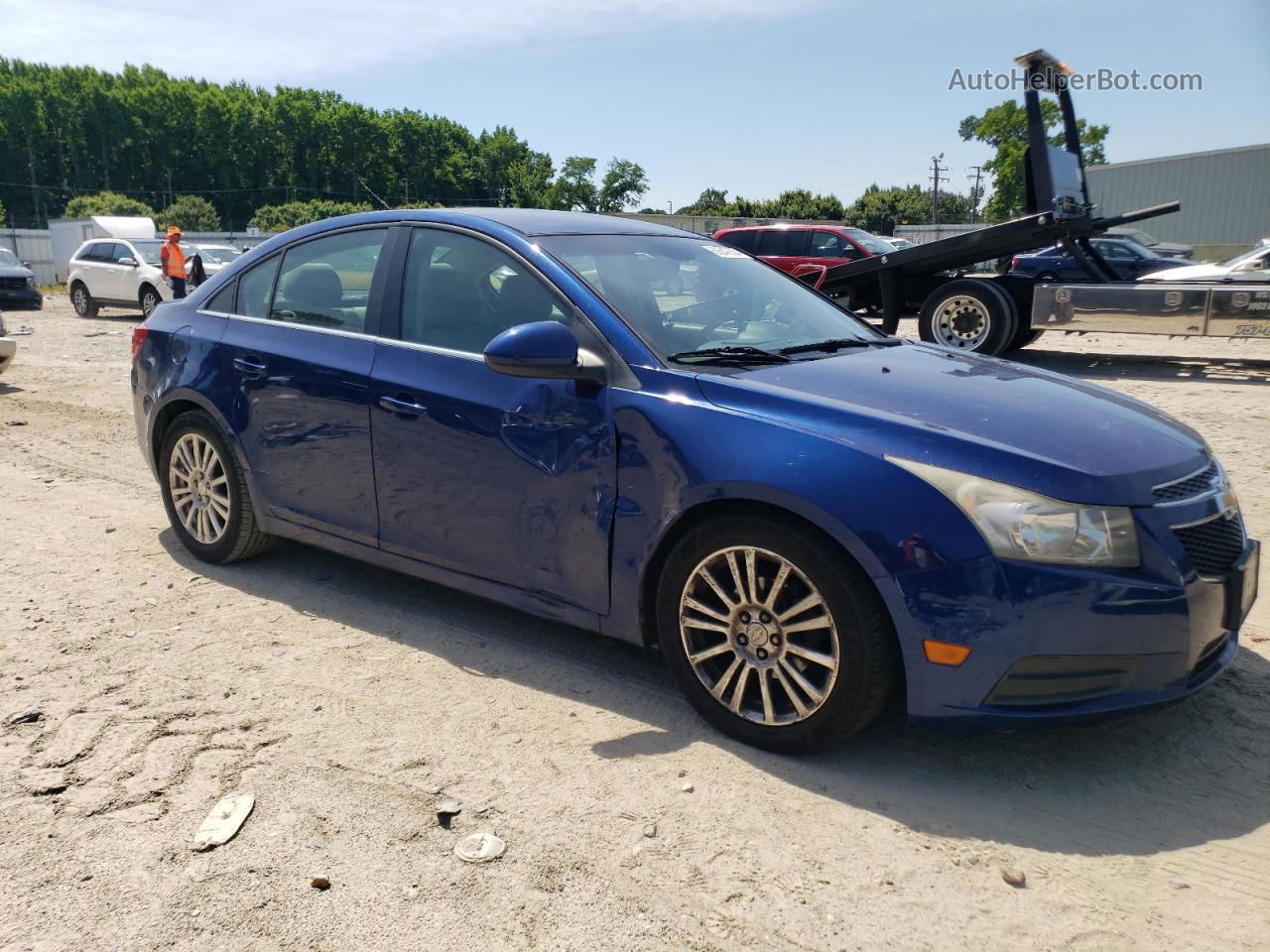 2012 Chevrolet Cruze Eco Blue vin: 1G1PJ5SC8C7386073