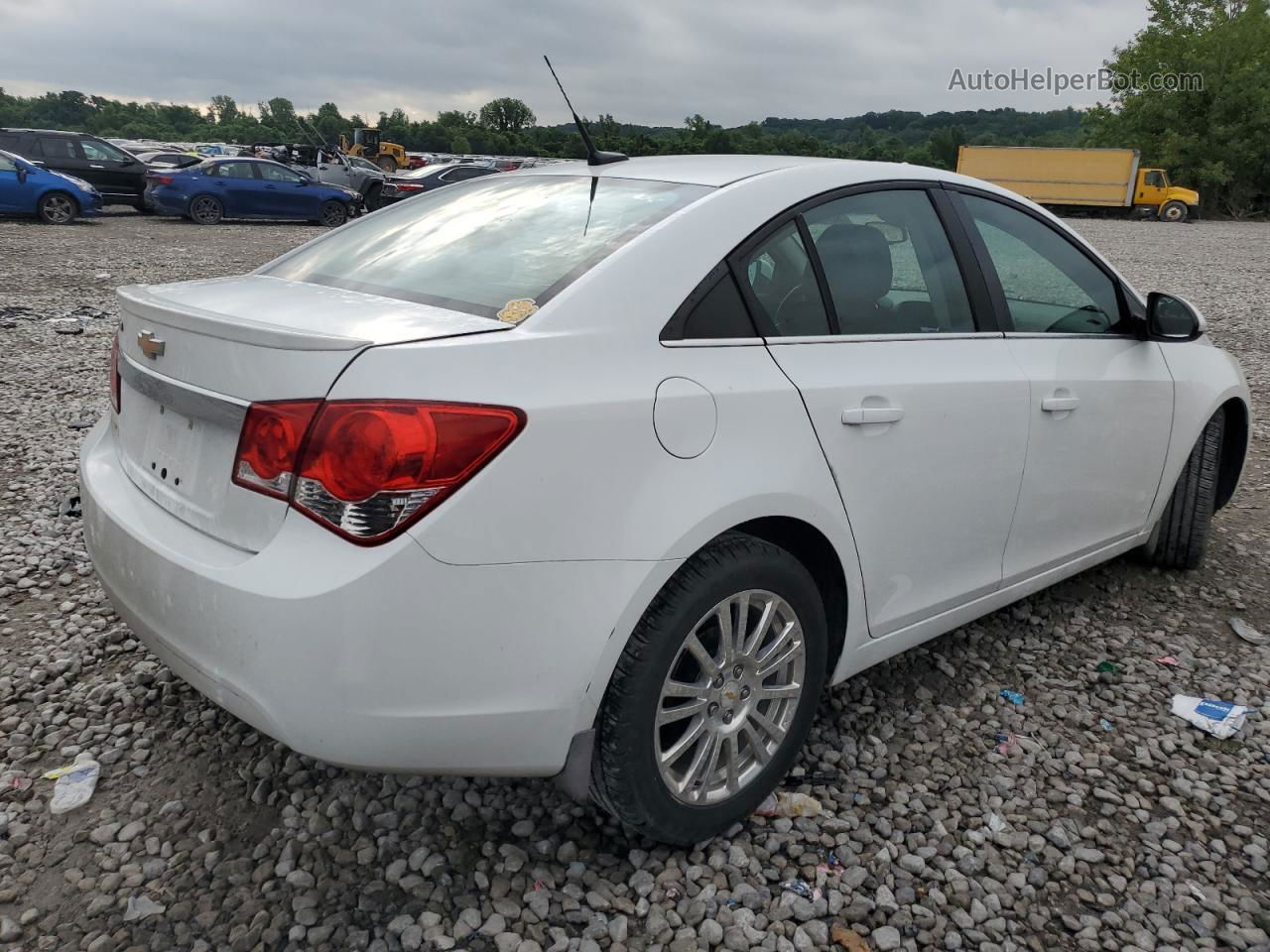 2012 Chevrolet Cruze Eco White vin: 1G1PJ5SCXC7104709