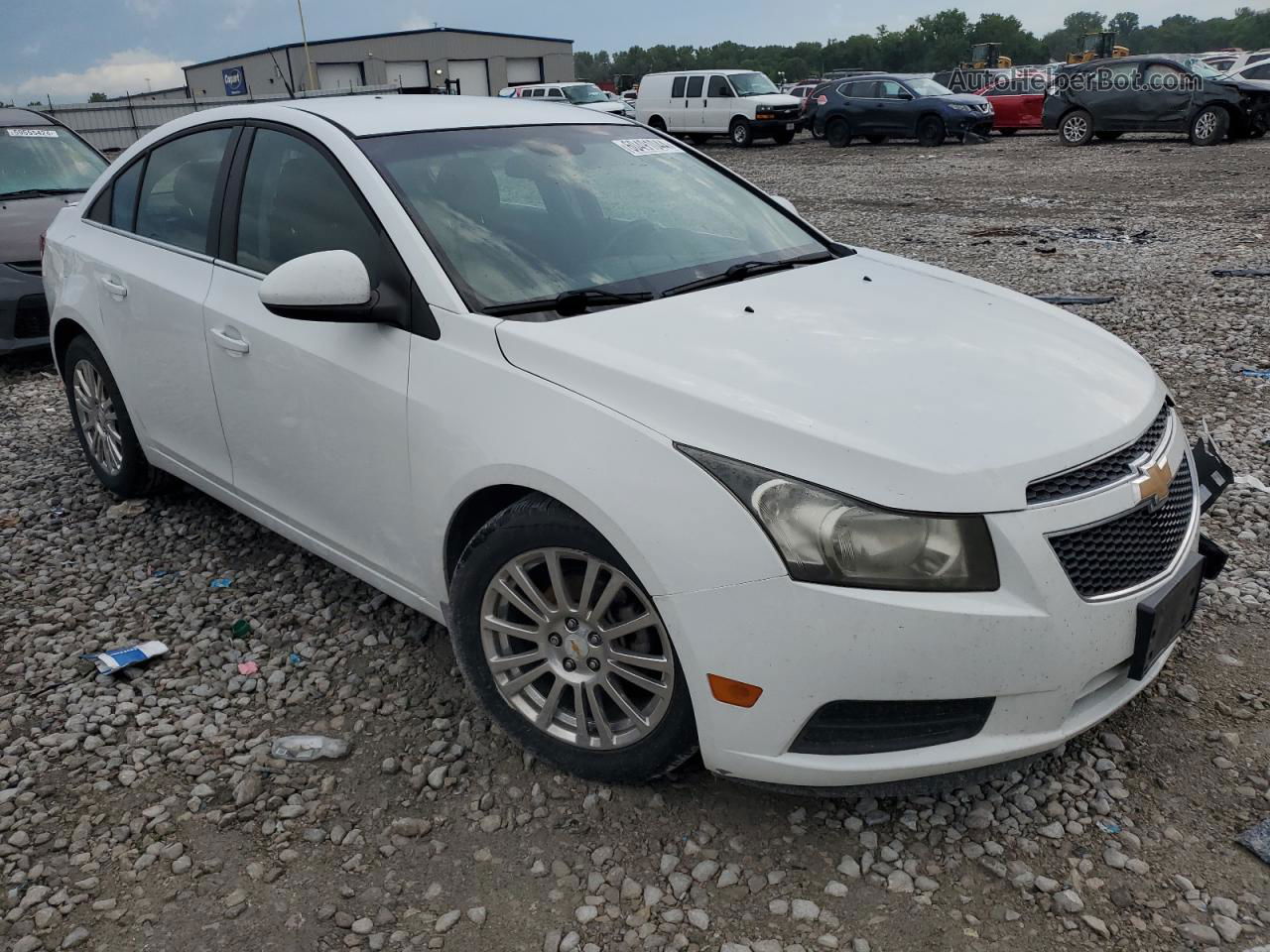 2012 Chevrolet Cruze Eco White vin: 1G1PJ5SCXC7104709