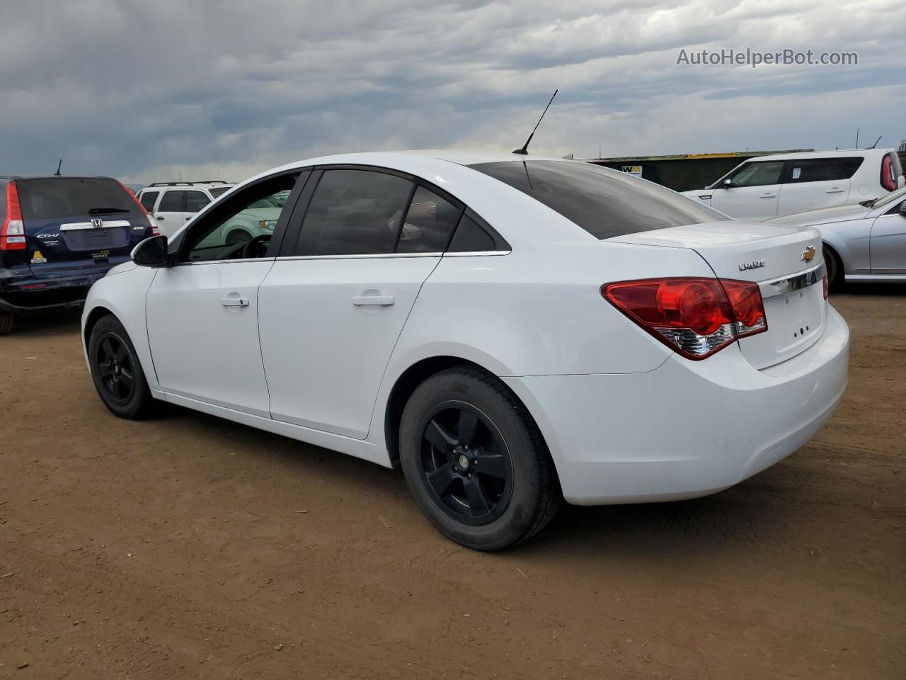 2014 Chevrolet Cruze Lt White vin: 1G1PK5SB5E7106083