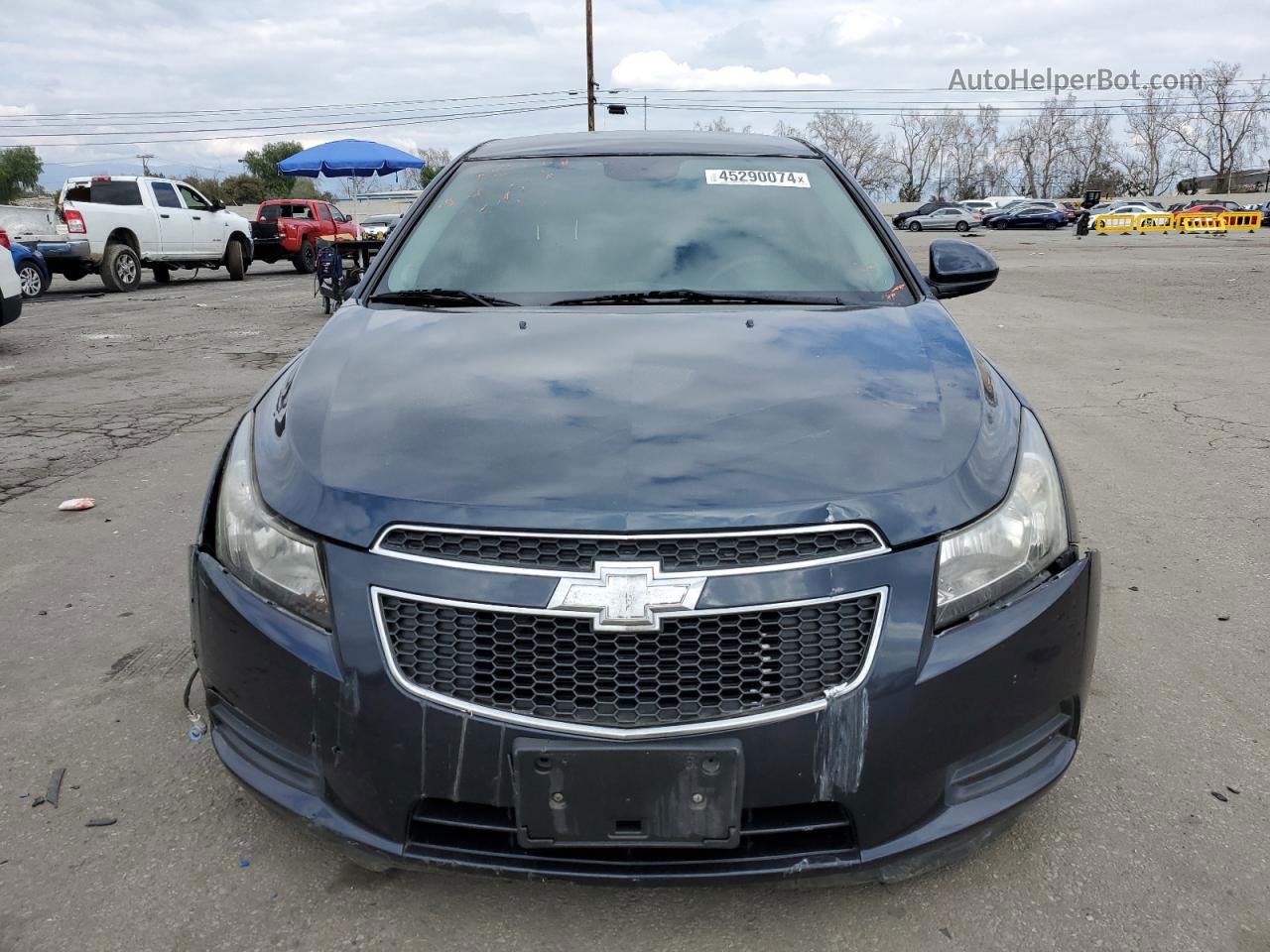 2014 Chevrolet Cruze Lt Black vin: 1G1PK5SB6E7403783