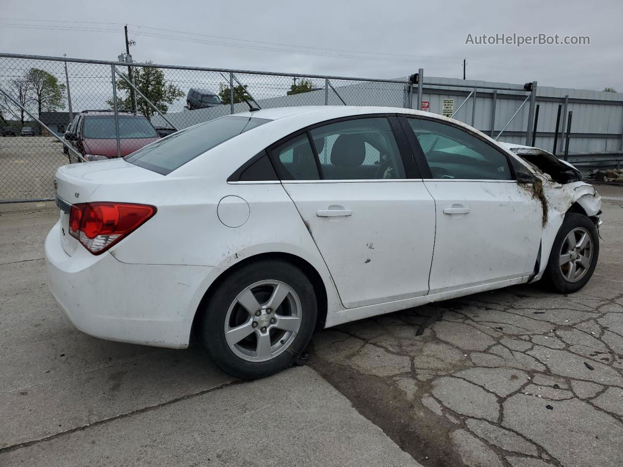 2014 Chevrolet Cruze Lt White vin: 1G1PK5SB9E7386526