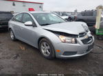 2013 Chevrolet Cruze Lt Silver vin: 1G1PK5SBXD7280262