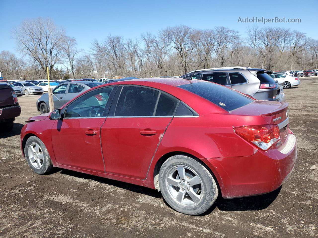 2012 Chevrolet Cruze Eco Red vin: 1G1PK5SC2C7251944