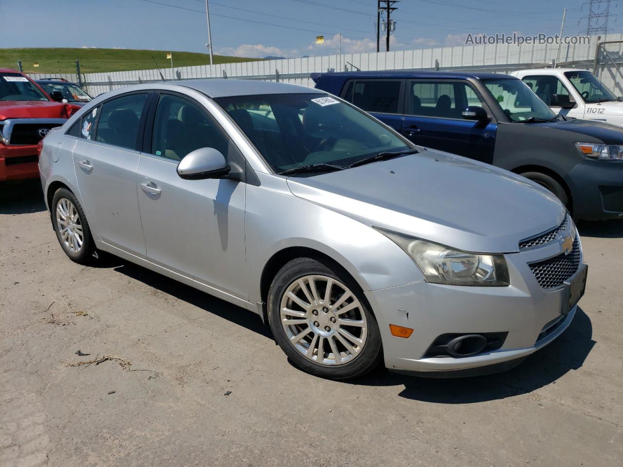 2012 Chevrolet Cruze Eco Silver vin: 1G1PK5SC4C7176969