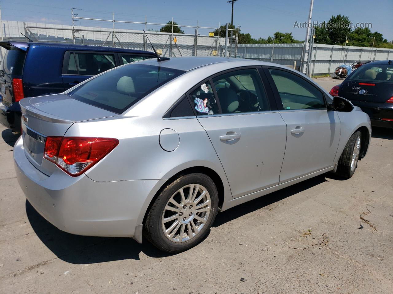 2012 Chevrolet Cruze Eco Silver vin: 1G1PK5SC4C7176969