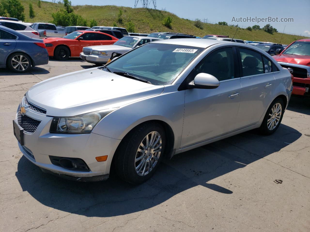 2012 Chevrolet Cruze Eco Silver vin: 1G1PK5SC4C7176969