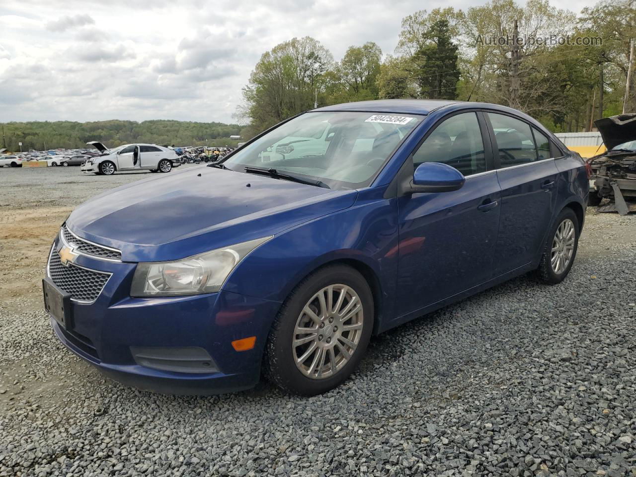 2012 Chevrolet Cruze Eco Blue vin: 1G1PK5SC7C7356298