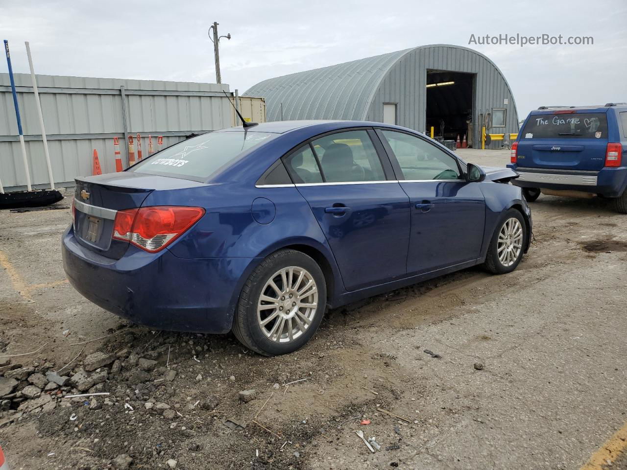 2012 Chevrolet Cruze Eco Blue vin: 1G1PK5SC8C7406559