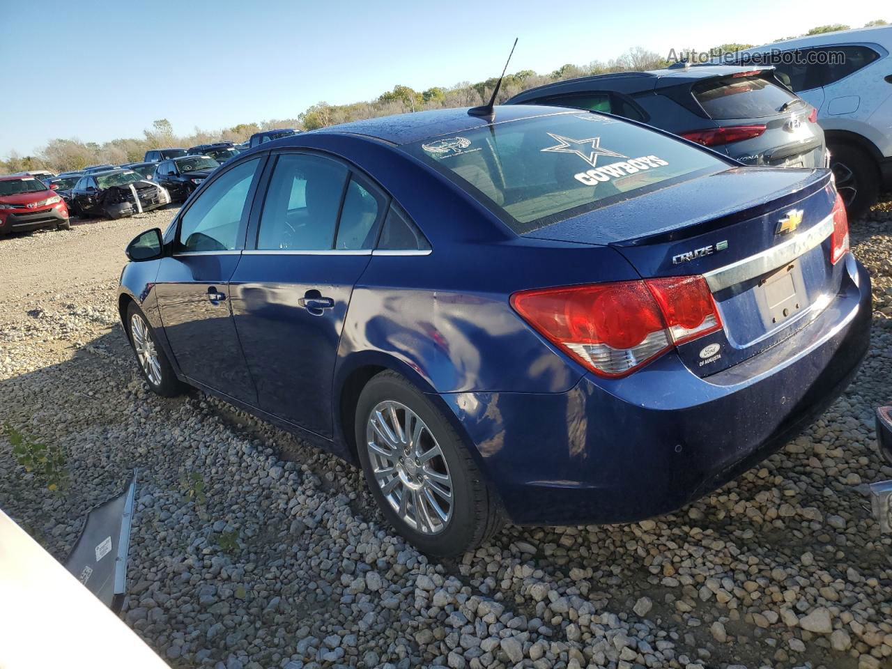 2012 Chevrolet Cruze Eco Blue vin: 1G1PK5SC8C7406559