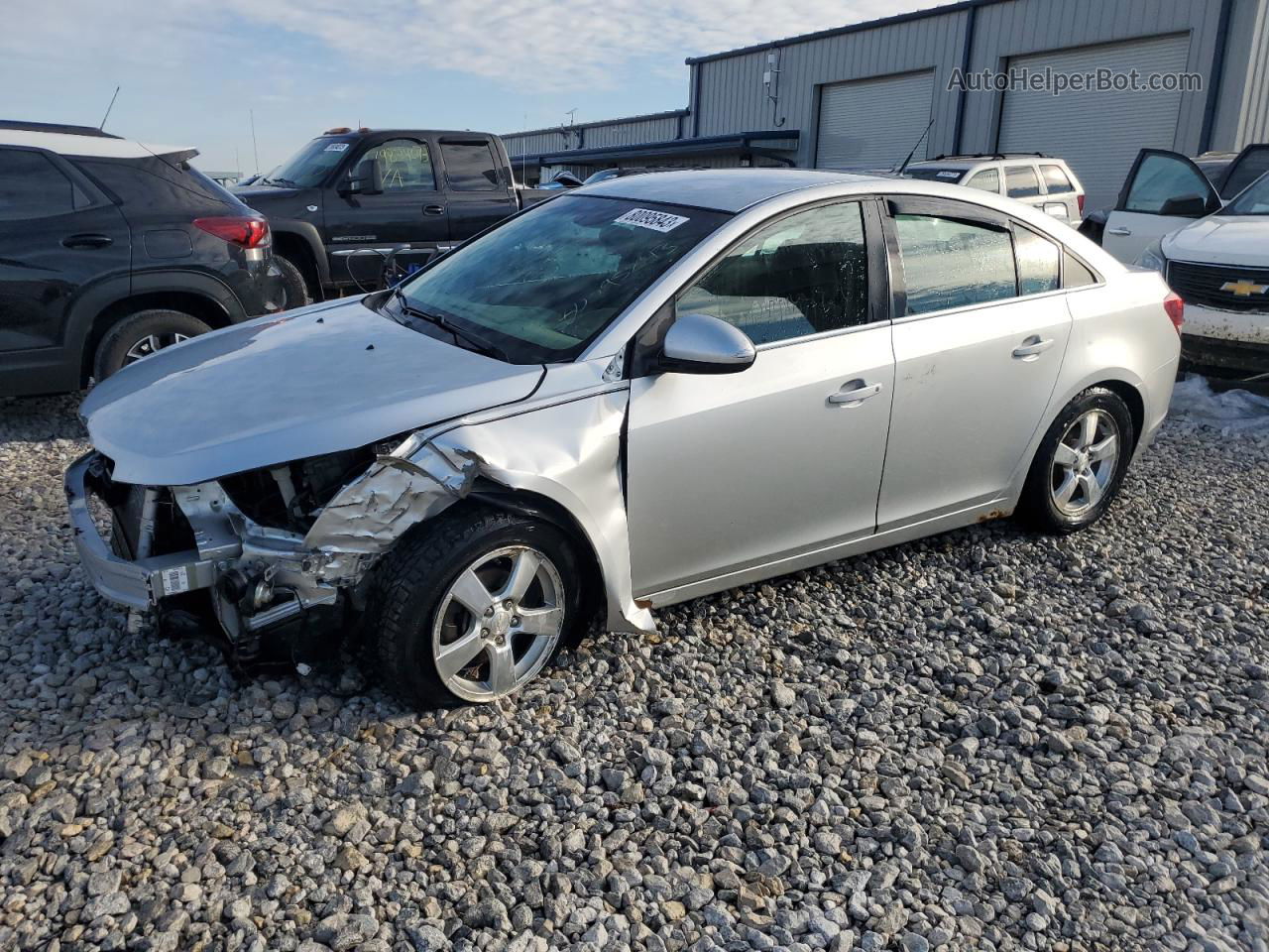 2012 Chevrolet Cruze Lt Silver vin: 1G1PL5SC0C7180174