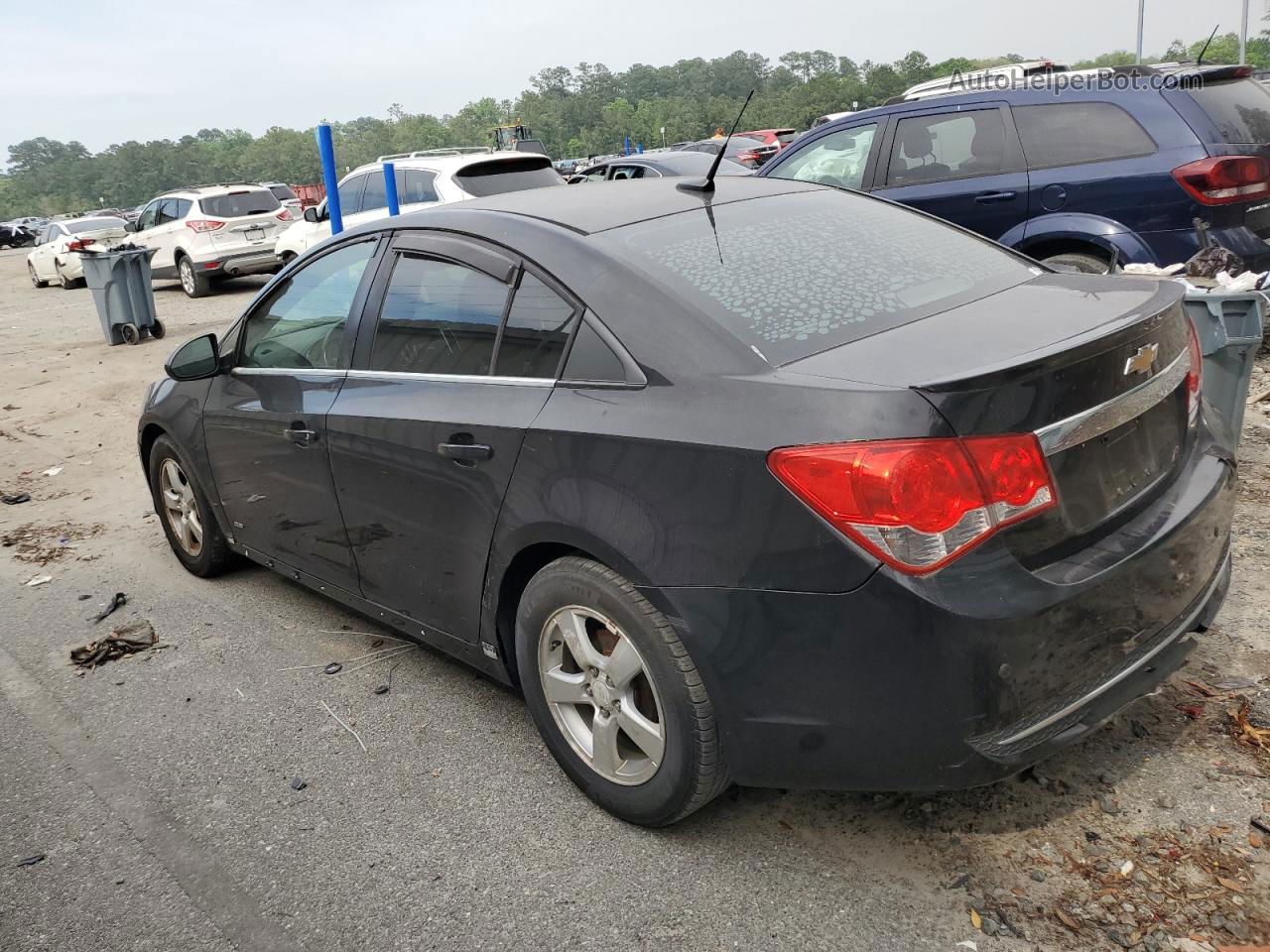 2012 Chevrolet Cruze Lt Black vin: 1G1PL5SC5C7248582