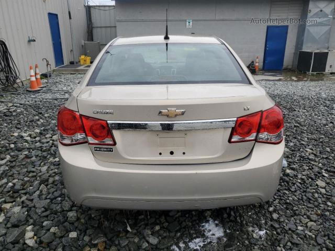 2012 Chevrolet Cruze Lt Beige vin: 1G1PL5SC6C7143503