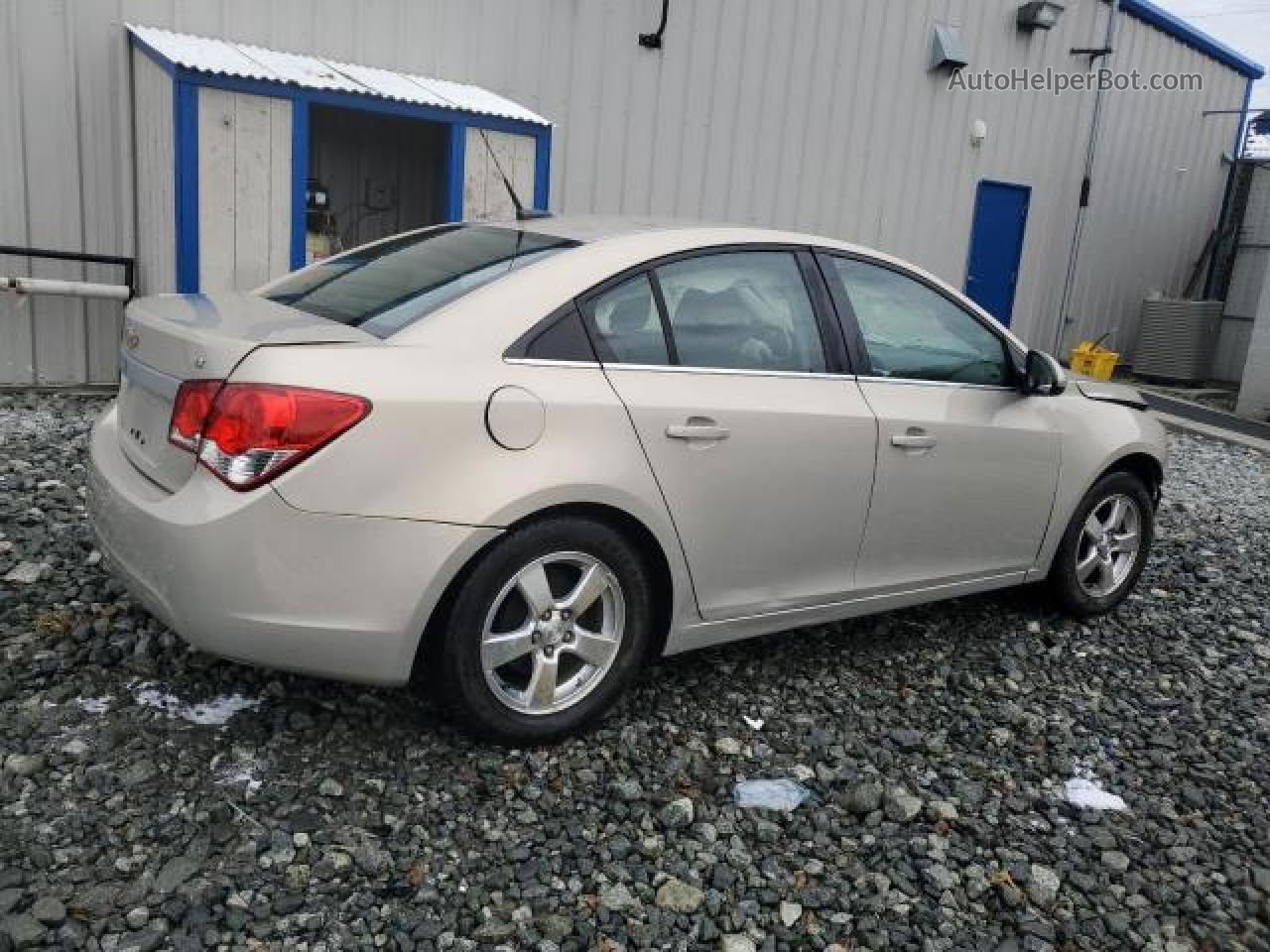 2012 Chevrolet Cruze Lt Beige vin: 1G1PL5SC6C7143503